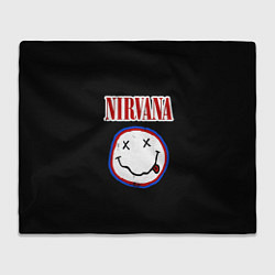 Плед флисовый Nirvana гранж, цвет: 3D-велсофт