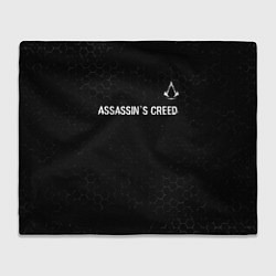 Плед Assassins Creed Glitch на темном фоне