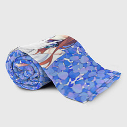 Плед флисовый Мику Накано арт, цвет: 3D-велсофт — фото 2