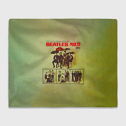 Плед флисовый Beatles N0 5, цвет: 3D-велсофт
