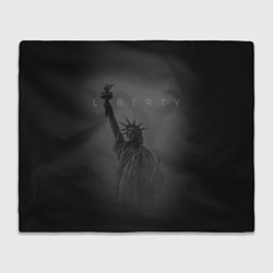 Плед флисовый LIBERTY - СТАТУЯ СВОБОДЫ, цвет: 3D-велсофт