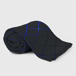 Плед флисовый Неоновая текстура прямоугольники, цвет: 3D-велсофт — фото 2
