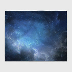 Плед флисовый Холодное космическое молчание, цвет: 3D-велсофт