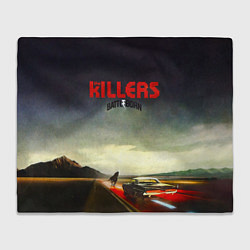 Плед флисовый Battle Born - The Killers, цвет: 3D-велсофт