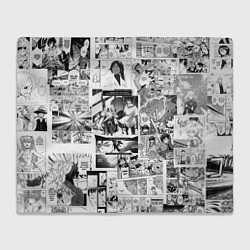 Плед флисовый Manga style - страницы, цвет: 3D-велсофт