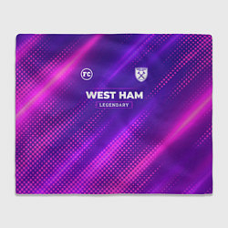 Плед West Ham legendary sport grunge