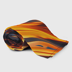 Плед флисовый Плавные огненные узоры, цвет: 3D-велсофт — фото 2