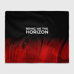 Плед Bring Me the Horizon red plasma