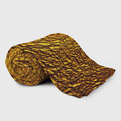 Плед флисовый Золотая фольга, цвет: 3D-велсофт — фото 2
