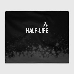 Плед Half-Life glitch на темном фоне: символ сверху