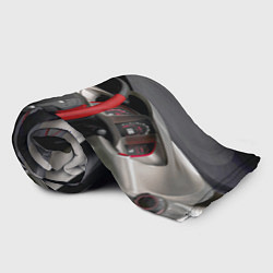 Плед флисовый Ситроен - салон - Steering wheel, цвет: 3D-велсофт — фото 2