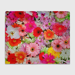 Плед Colorful chrysanthemums