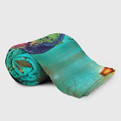 Плед флисовый Горилла - зомби, цвет: 3D-велсофт — фото 2