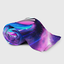 Плед флисовый Daewoo неоновый космос, цвет: 3D-велсофт — фото 2
