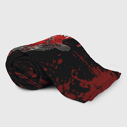 Плед флисовый Slipknot - красный козел, цвет: 3D-велсофт — фото 2