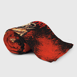 Плед флисовый Slipknot - баран, цвет: 3D-велсофт — фото 2