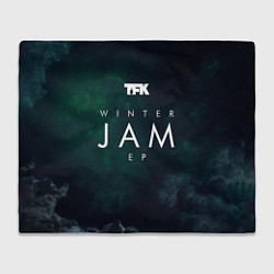 Плед флисовый Winter Jam EP - Thousand Foot Krutch, цвет: 3D-велсофт