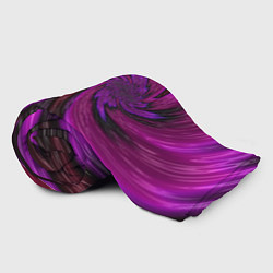 Плед флисовый Фиолетовый вихрь, цвет: 3D-велсофт — фото 2