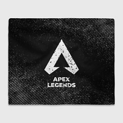 Плед флисовый Apex Legends с потертостями на темном фоне, цвет: 3D-велсофт