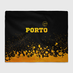 Плед Porto - gold gradient: символ сверху