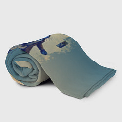 Плед флисовый Кролик колдует над подарками, цвет: 3D-велсофт — фото 2