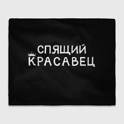 Плед флисовый Спящий красавец, цвет: 3D-велсофт