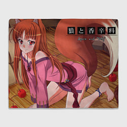 Плед флисовый Merchant meats spicy wolf, цвет: 3D-велсофт