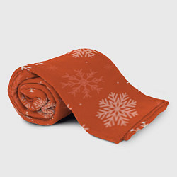 Плед флисовый Orange snow, цвет: 3D-велсофт — фото 2