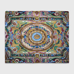 Плед флисовый Советский винтажный ковёр, цвет: 3D-велсофт