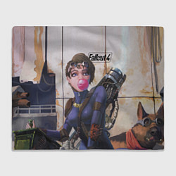 Плед флисовый Fallout 4 - character - computer game, цвет: 3D-велсофт