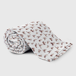 Плед флисовый Усы и носы, цвет: 3D-велсофт — фото 2