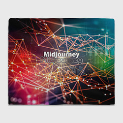 Плед флисовый Midjourney neuronet, цвет: 3D-велсофт