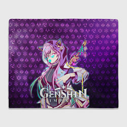 Плед флисовый Кэ Цин элементали, цвет: 3D-велсофт