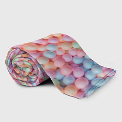 Плед флисовый Разноцветные шарики, цвет: 3D-велсофт — фото 2
