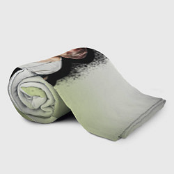 Плед флисовый Джей Хоуп и его тень, цвет: 3D-велсофт — фото 2