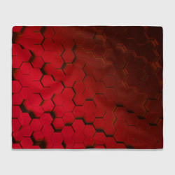 Плед Красные стальные плиты