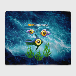 Плед флисовый Subnautica, цвет: 3D-велсофт