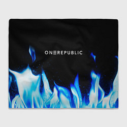 Плед OneRepublic blue fire