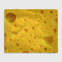 Плед флисовый Сырная текстура, цвет: 3D-велсофт