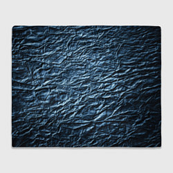 Плед флисовый Текстура мятой бумаги, цвет: 3D-велсофт