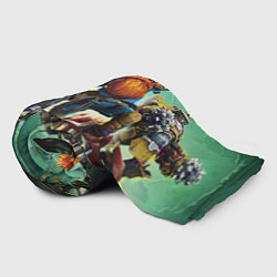 Плед флисовый Deep Rock Galactic band, цвет: 3D-велсофт — фото 2