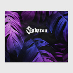 Плед Sabaton neon monstera