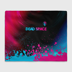Плед Dead Space - neon gradient: символ сверху