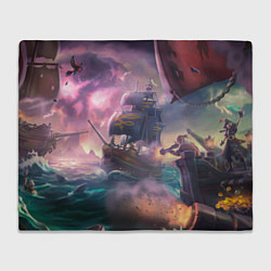 Плед флисовый Магия Sea of Thieves, цвет: 3D-велсофт
