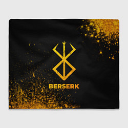 Плед флисовый Berserk - gold gradient, цвет: 3D-велсофт