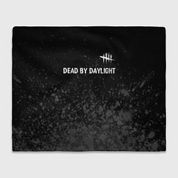 Плед флисовый Dead by Daylight glitch на темном фоне: символ све, цвет: 3D-велсофт