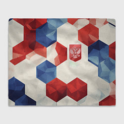Плед Большие плиты герб России