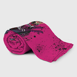 Плед флисовый Киберсамурай, цвет: 3D-велсофт — фото 2
