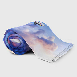 Плед флисовый Ту-154 Розовый закат, цвет: 3D-велсофт — фото 2