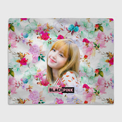 Плед флисовый Blackpink Lisa, цвет: 3D-велсофт